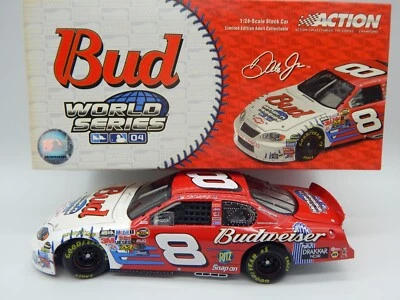 DALE EARNHARDT JR 2004 MLB WORLD SERIES #8 BUDWEISER 1/24 SCALE (RTC1204) - Image 1 of 4
