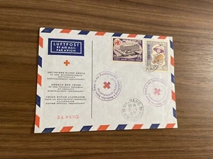 Viet Nam 1971 Special Cover +German Red Cross Cachet +Ba-Nang CDS +GRC Chop - Picture 1 of 1