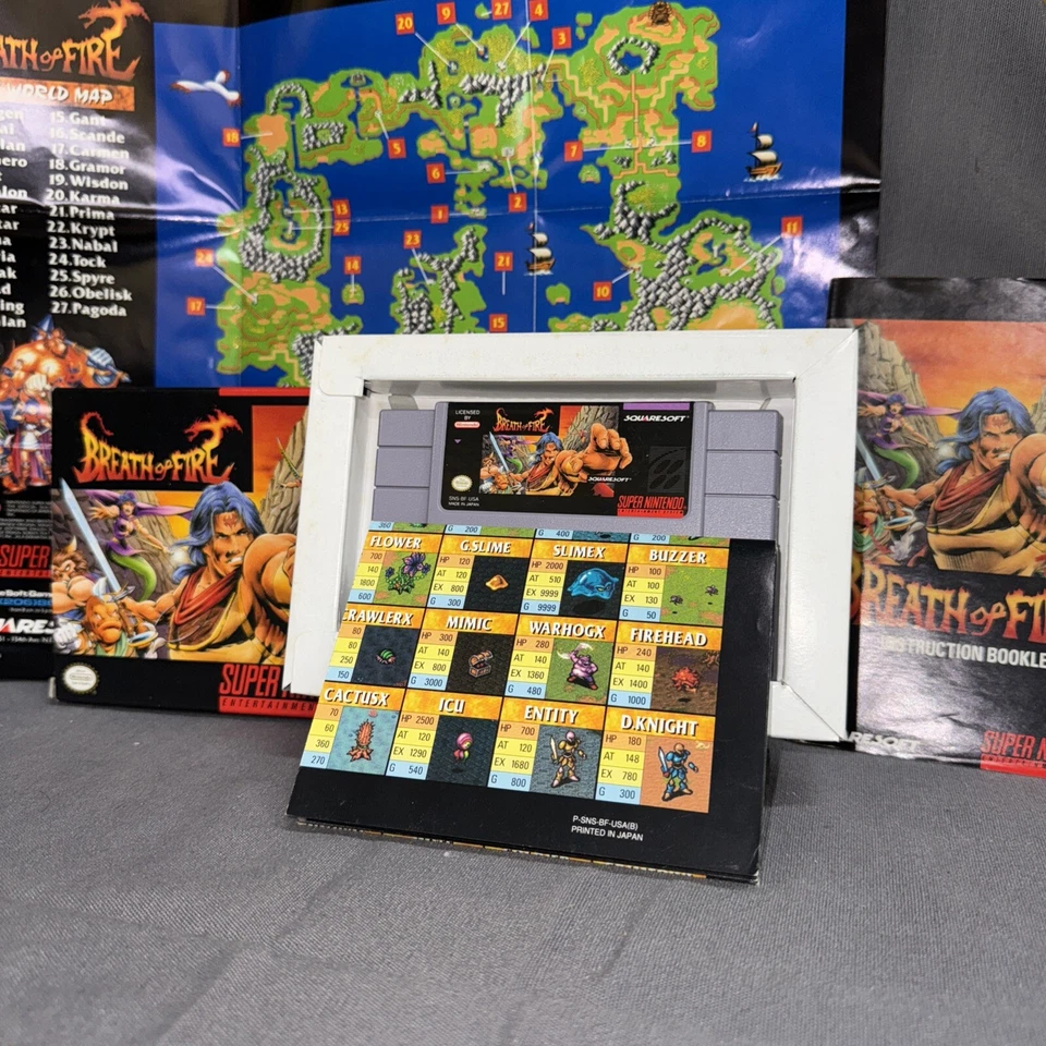 Breath of Fire (Super Nintendo Entertainment System, 1994) Complete - Image 1 of 1