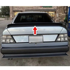 1986-1995 FOR Mercedes benz W124 Sedan L Type Trunk Lip Spoiler Glossy Black - Picture 1 of 10
