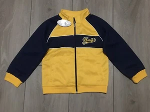Kids Size 5T Yellow / Blue Athletic Works Track Jacket NEW - Picture 1 of 3