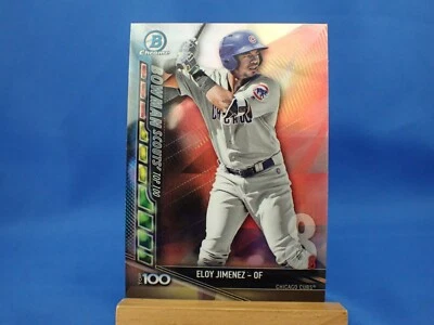 Bowman Chrome 2017 Bowman Scouts Top 100 Eloy Jimenez - Image 1 of 2