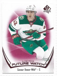 Connor Dewar Minnesota Wild 2021-22 SP Authentic Future Watch Red #199 - Picture 1 of 1