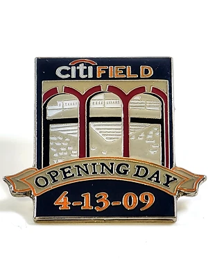 New York Mets 2009 1st Opening Day CitiField Employee Pin 4-13-09 - Image 1 of 4
