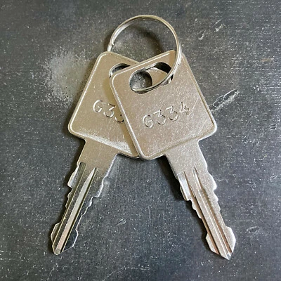 ILCO (2) Global Link Travel Trailer Keys Cut Key Code G301 - G391 - SHPD W/ TRACKING!