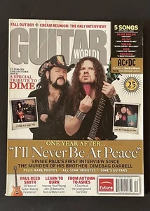 GUITAR WORLD MAGAZINE DECEMBER 2005 DIMEBAG DARRELL of PANTERA tribute! - Picture 1 of 2