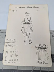 The Childrens Corner Pattern Bessie Sz 5 Uncut - Picture 1 of 3