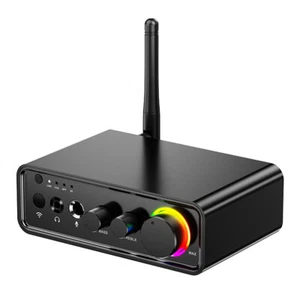 HiFi TPA3116 Digital Stereo Amplifier Mini Bluetooth 5.3 Headphone Amp 100W*2 - Picture 1 of 11