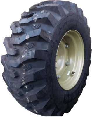 15-19.5 Tire Wheel Rim Yanmar 4x4 Garden Compact Tractor Mower 6ply R4 Left - Image 1 of 4