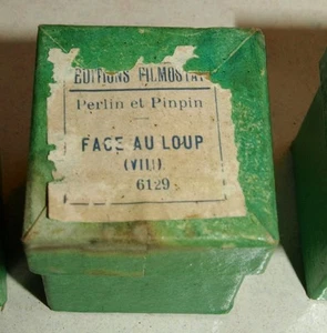Perlin & Pinpin; Face au Loup 1950 Film Fixe N° 6129 CUVILLIER - Imagen 1 de 1