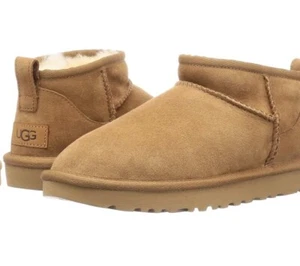 UGG Classic Ultra Mini 1116109 Women's Boots Chestnut Authentic sz 8 new w BOX - Picture 1 of 5