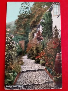 1915 VINTAGE POSTCARD READING ROOMS, CLOVELLY, POSTED - Picture 1 of 2