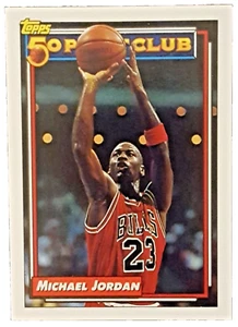 TOPPS 50 POINT CLUB 1992-1993 MICHAEL JORDAN CHICAGO BULLS Basketball Card #205 - Picture 1 of 2