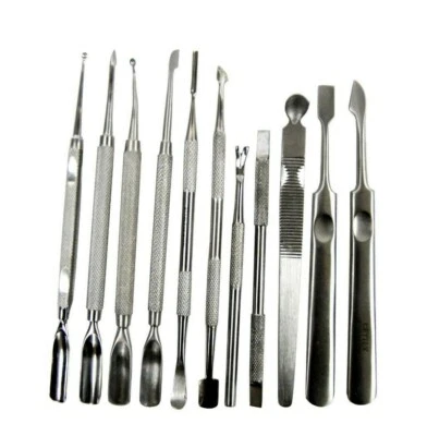 Nagelhautschieber Pusher Nagelhautentferner Nagelhautmesser Nagelhaut Hohlmeißel - Bild 1 von 4