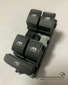 Master Power Window switch drivers chrome for VW Golf MK7 Seat leon 5G0 959 857C - Picture 1 of 4