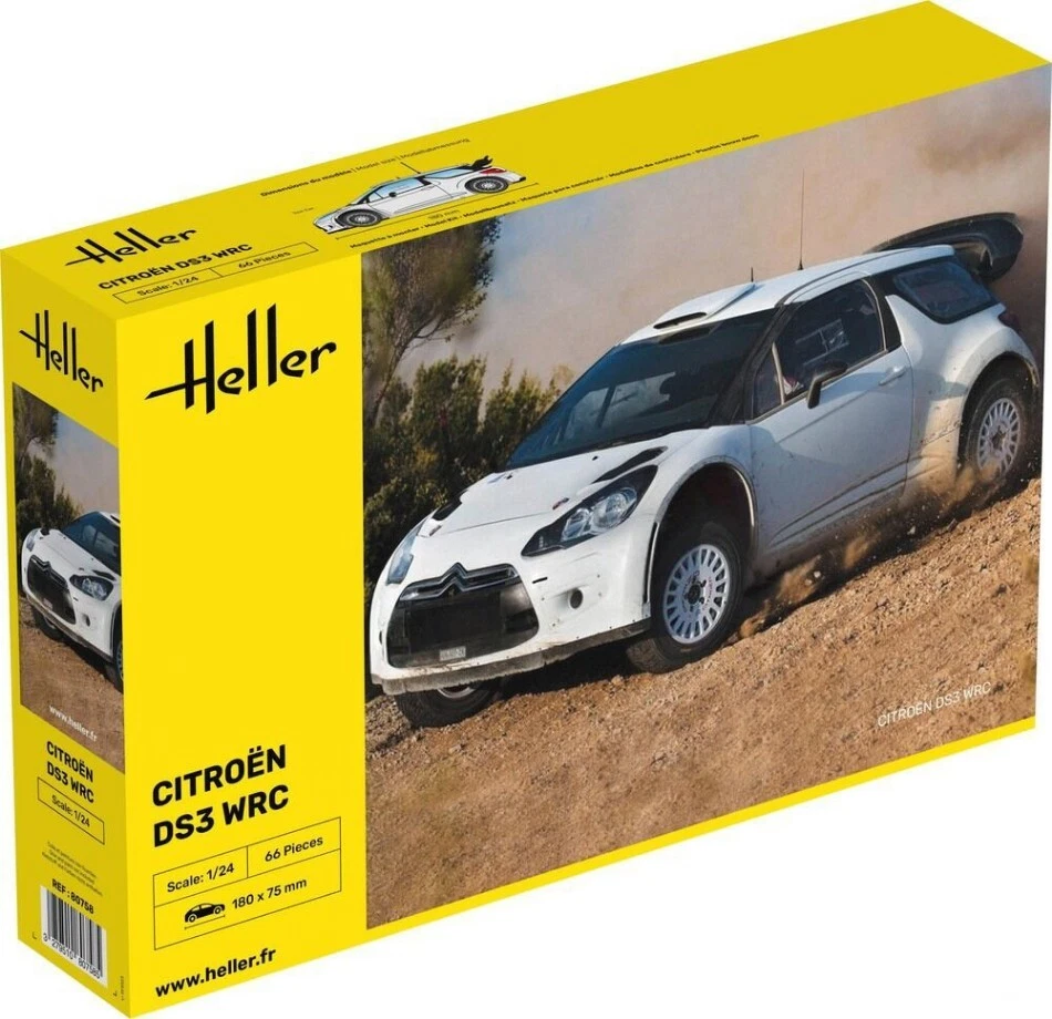 Modellino auto kit di montaggio da montare CITROEN DS3 WRC rally scala 1:24 - Immagine 1 di 1