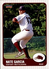 2008 Cotuit Kettleers Choice #8 Nate Garcia Santa Clara California Baseball Card