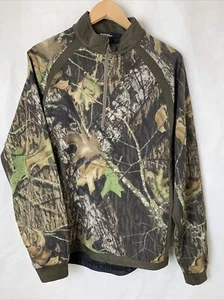 Scent Blocker Mens Camouflage Size Med Quarter Zip Hunting Sweater - Picture 1 of 5