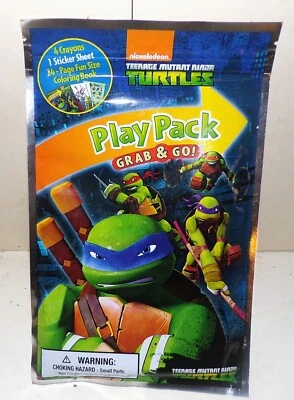 NUEVO Paquete de Juego Teenage Mutant Ninja Turtles Medium Grab & Go - Favor de Fiesta, Regalo Foto 1 de 2