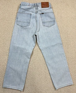ALTERED Filson Husky Jeans Fits Adult 24-26W x 25L Blue Light Wash Denim Cropped - Picture 1 of 18