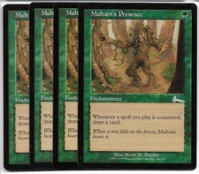 Magic MTG - Multani's Presence x4 - Urza's Legacy - LP-MP