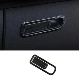 Co-Pilot Storage Box Handle Bowl Trim For Benz GLB W247 2020-2022 Black Steel - Foto 1 di 5