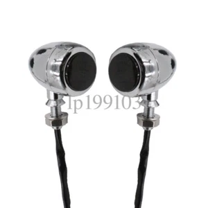 1.75" Mini Aluminium Turn Signals For Harley Springer Heritage Classic Fat Boy - Foto 1 di 6