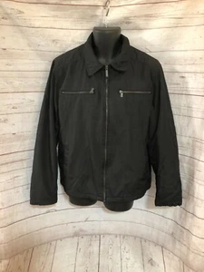 Kenneth Cole Reaction Men’s Jacket Zipper Front Black Size L Large - Picture 1 of 8
