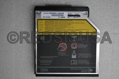 IBM 4.7GB 8x/24x IDE Slim-line DVD-ROM Drive 39J1365 - Image 1 of 2
