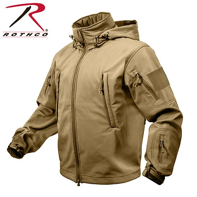 Rothco Men's Special OPS Tactical Soft Shell Jacket Waterproof Shell 7 colors - Image 1 of 4