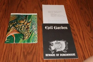 Evil Garden Beware of the Demonware Manual and Evil Garden Poster for Amiga - Picture 1 of 1