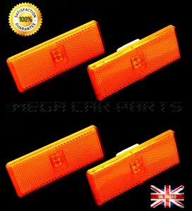 FOR MERCEDES ATEGO 1998-ON - 4x LED SIDE MARKER LIGHT LAMP REFLECTOR LENS AMBER - Picture 1 of 6