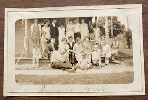 Fotografía real vintage 1929 Happy Family después de la boda mujeres hombres niños P4f8 - Imagen 1 de 16