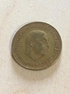 1 Spanish Peseta 1966 / 69 Franciso Franco Cautillo - BEAUTIFUL! n. 926 - Picture 1 of 2