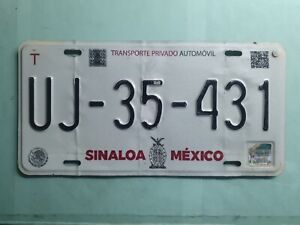 Sinaloa Mexico license plate