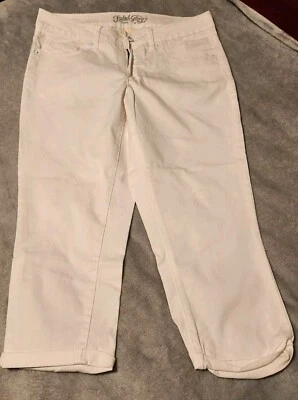 Faded Glory Capri Pants - Womens Size 10 - White - Stretch - Image 1 of 4