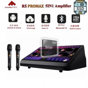 InAndon R5PROMAX 5IN1 15.6''Karaoke Player, 500G SSD,amplifier,固態硬盤 2.4/5.0 WiFi - Picture 1 of 11