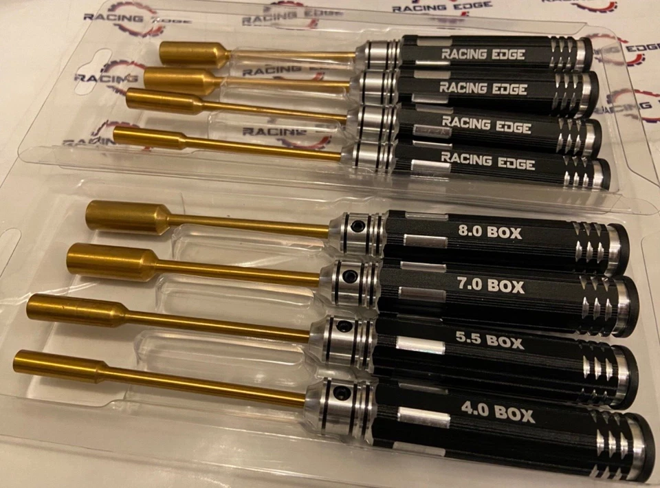 Racing Edge RC Titanium Nut Driver 4,5.5,7&8mm Hudy,Arrowmax,EDS,Tamiya