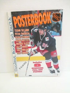 NHL 1999 OVERSIZED PULL-OUT POSTER BOOK WITH 8 POSTERS - GRETZKY LINDROS MODANO - Picture 1 of 5