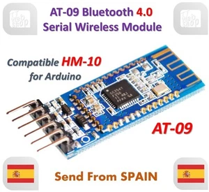 AT-09 Bluetooth 4.0 UART Transceiver Module CC2541 compatible HM-10 for Arduino - Imagen 1 de 4