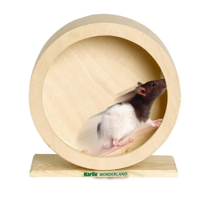 Karlie Bogie Wheel Holz Laufrad 20cm Holzlaufrad Hamster Mäuse Ratten Nager Rad - Bild 1 von 2