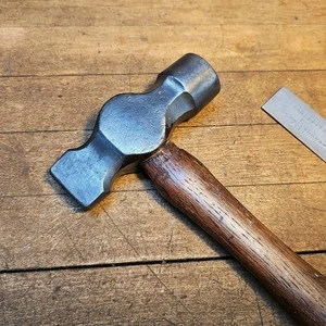 Antico MARTELLO a pipì dritto da fabbro • Testa da 1 libbra • GÉRARD FRÈRES ☆FRANCIA - Foto 1 di 4