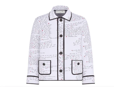 Blazer/Chaqueta Christian Dior Blanco/Rojo/Negro Tejido Técnico Dioramour F 40/US 8 Foto 1 de 4