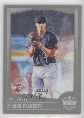 2018 Panini Diamond Kings SP Gray Frame /99 Jack Flaherty #124 Rookie RC - Image 1 of 2