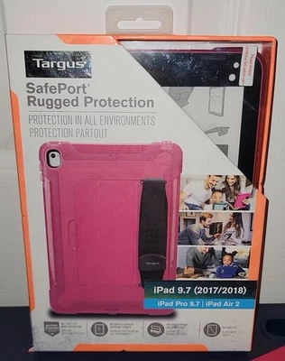 Targus Pink SafePort Rugged Protection Case For iPad 9.7/iPad Air 2 银色  — 第 1/3 张图片
