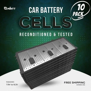 [10 Pack] 2016-2019 Toyota RAV4 Hybrid Battery Cell Module NIMH OEM 7.9v-8.3v+ - Picture 1 of 5