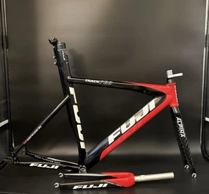 Fuji Track Pro Frameset Red/Black 54cm Bike Fixed Gear Frame - Picture 1 of 24