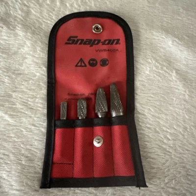 Snap On 4pc Solid Carbide Burr Set 1/4" Shank VWB400A - Image 1 of 3