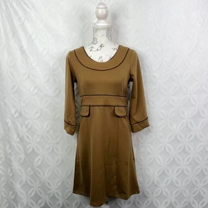 VERTIGO Paris Vintage Retro 50s Style 3/4 Sleeve Mini Dress Size XS NWT $240 - Picture 1 of 13