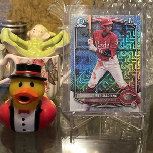 2025 Bowman Chrome Naibel Mariano Mojo Refractor 1st Bowman BCP-99 - Picture 1 of 2